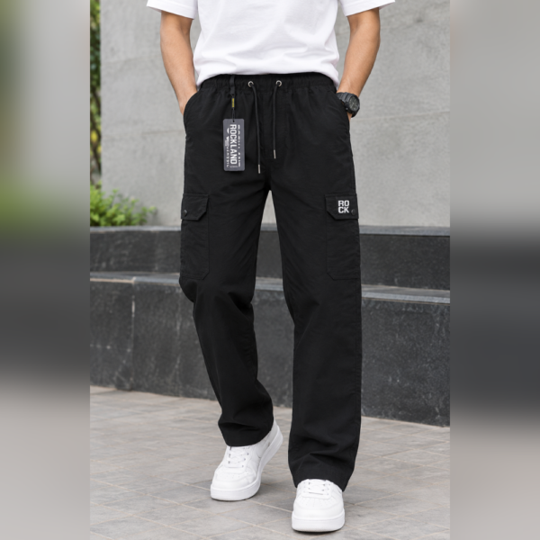 5-pocket stretch cotton cargo pants