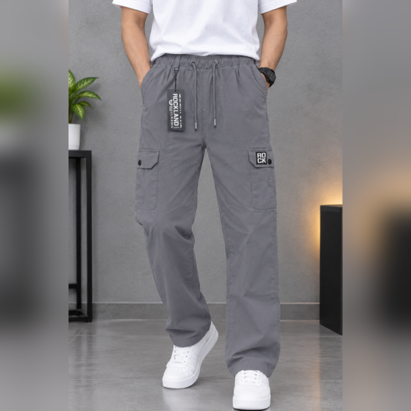 5-pocket stretch cotton cargo pants